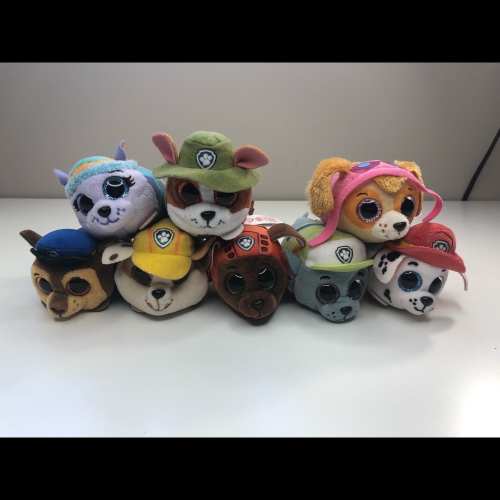 Paw Patrol Mini TY  Beanies Bundle